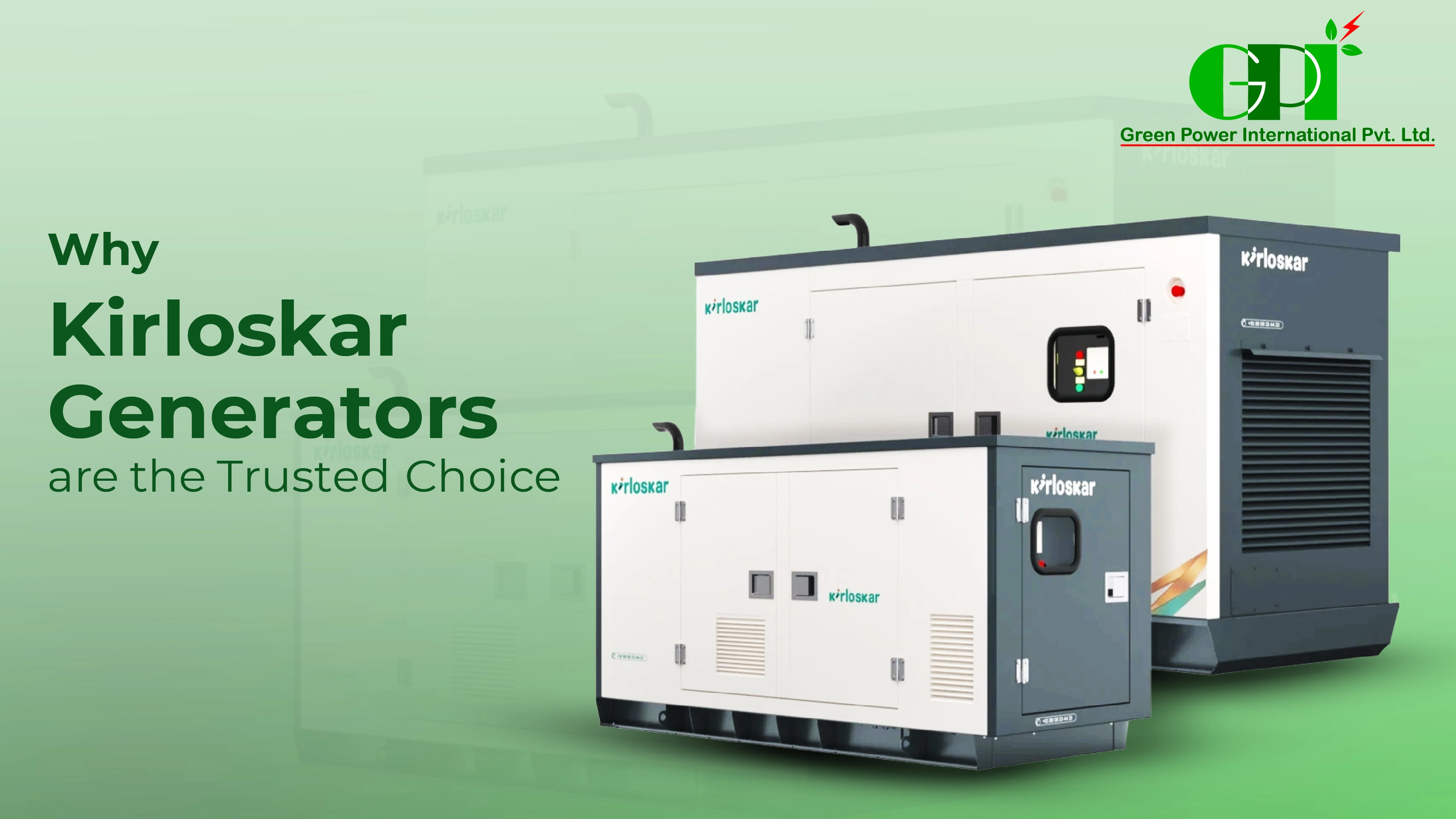 kirloskar gas genset